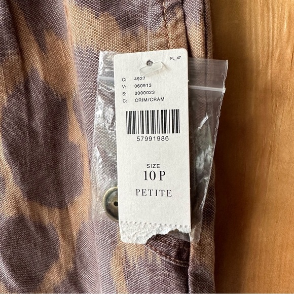 NWT Anthropologie Tamarind Giraffe Trouser Linen Blend Jogger NWT - Picture 12 of 16